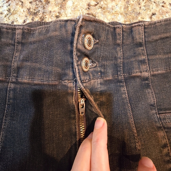 Free People We The Free Jayde Flare Jeans Size 32 - Picture 7 of 10